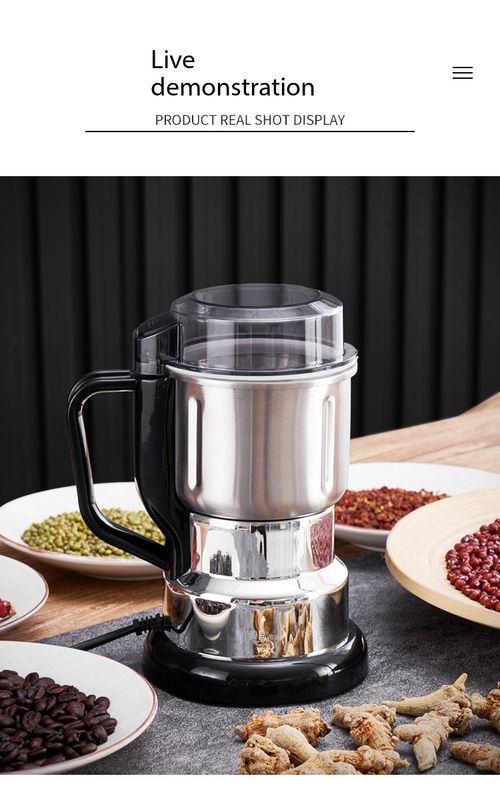 Electric Stainless Steel Spice & Grain Grinder