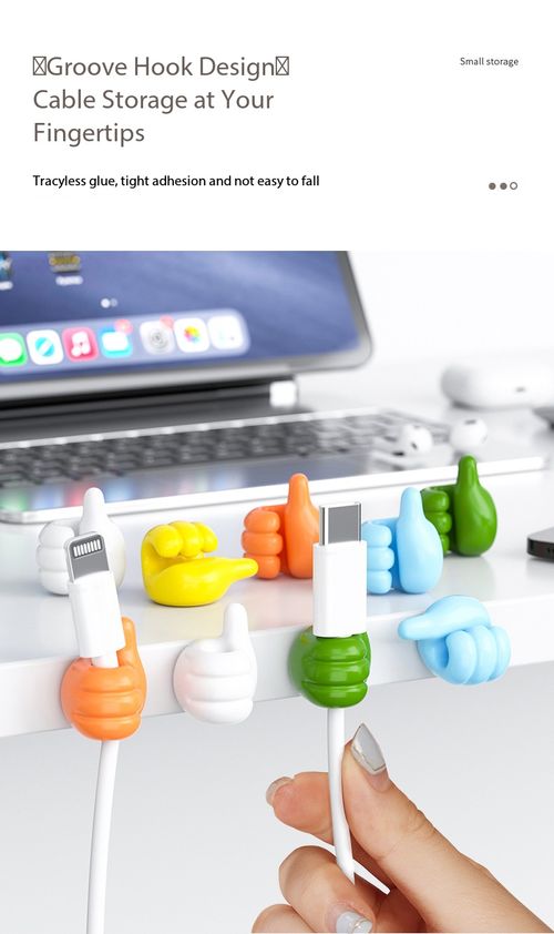 20Pcs Creative Thumb Self-adhesive Wall Hooks