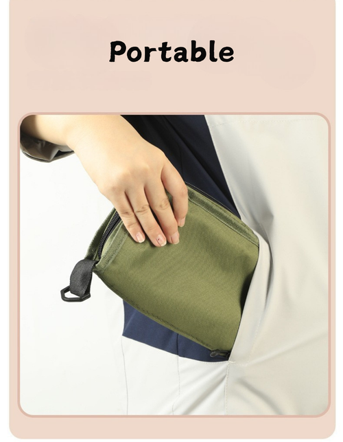 Portable Foldable Stool with Carry Strap