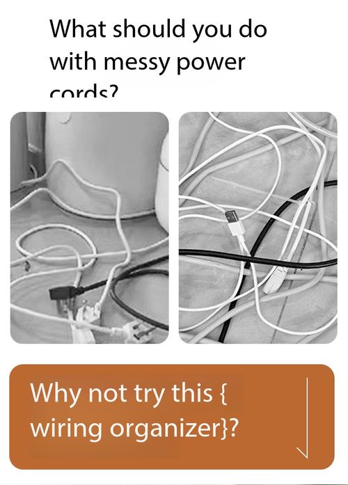10 Pack Self Adhesive Universal Cable Winder Organizer