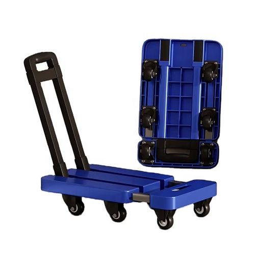 Foldable Telescopic Trolley Heavy Duty Portable Hand Truck for Home Office
