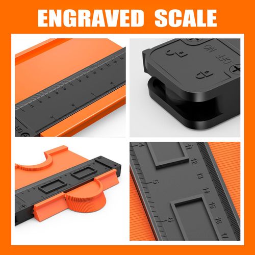 Contour Gauge (10-Inch Locking Type) Industrial OEM ABS Contour Measuring Tool – Adjustable Locking Precision Irregular Shape Duplicator for Welding