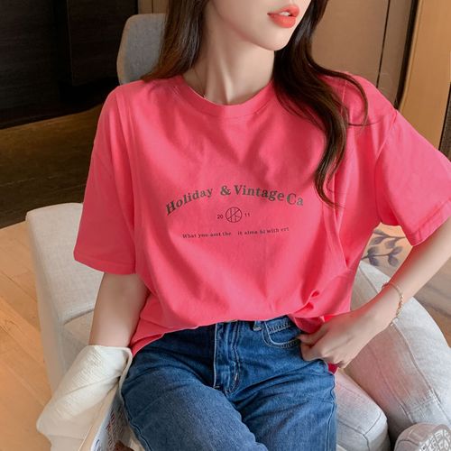 3XL Nursing T Shirt Summer Short Sleeve Breastfeeding Top for Mom