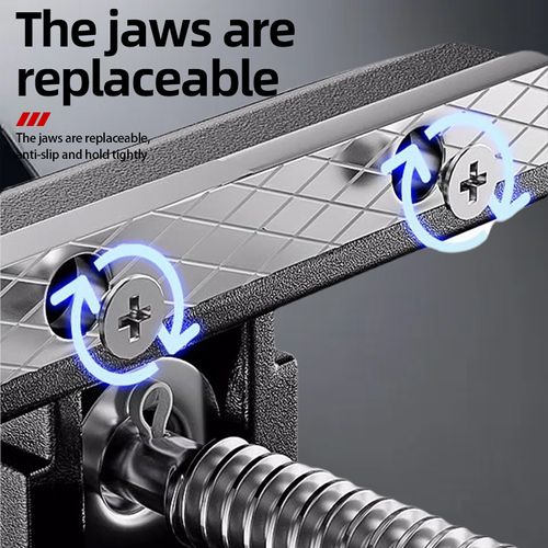 Mini Bench Vise  Precision Flat-Jaw Vise  Small Home Workbench Vise  Industrial-Grade Heavy-Duty Bench Vise