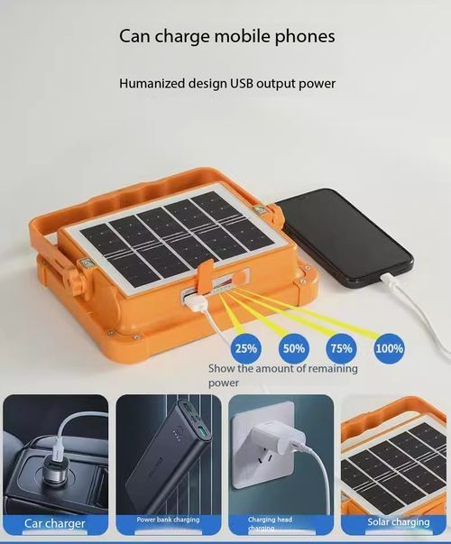 Solar Portable Rechargeable LED Lamp