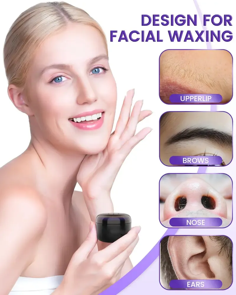 3-in-1 Compact Nose Hair Removal Wax Heater