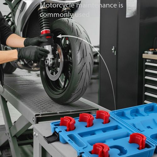 14-Piece Motorcycle Shock Absorber Oil Seal Installer Tool Kit 35-50mm
