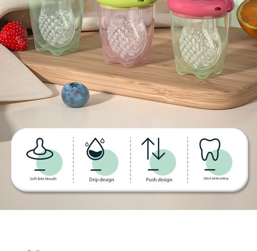 3Pcs Baby Fruit & Vegetable Feeder Pacifier