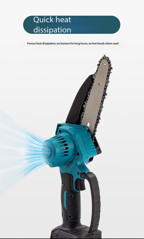 Handheld Lithium Chainsaw with 2 Batteries & 1 Charger