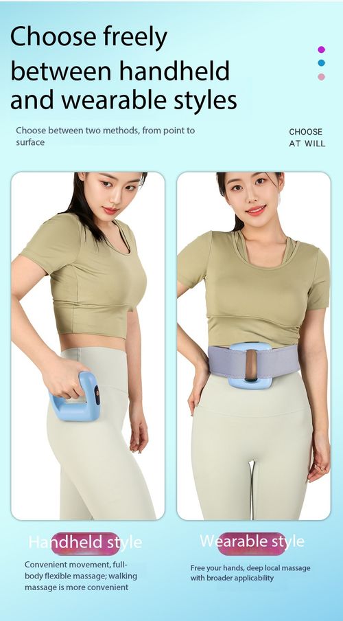 Mini Fascial Ring Massager High Frequency Vibration Fat Burning Body Shaper Belt