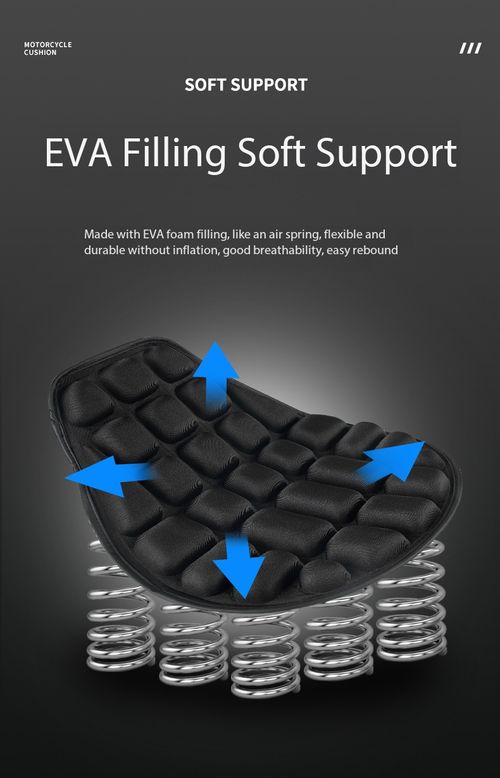 EVA Shock Absorbing Breathable Motorcycle Seat Cushion