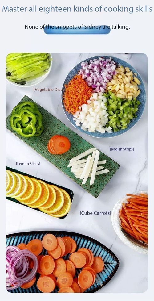 Multi-functional Vegetable Slicer Shredder Cutter Set