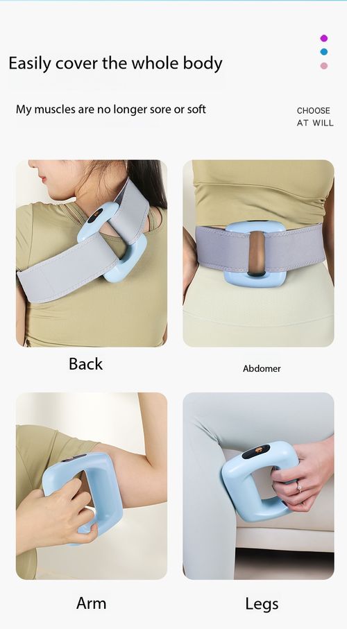 Mini Fascial Ring Massager High Frequency Vibration Fat Burning Body Shaper Belt