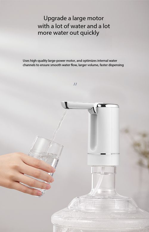Foldable Electric Water Dispenser Pump USB Rechargeable Automatic Bottle Pump