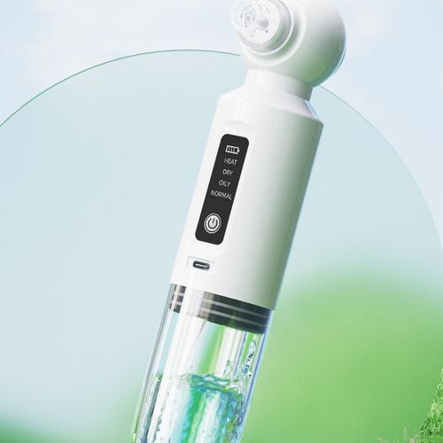 Hot Compress Blackhead Remover Pore Cleaning Device with Dual Water Tank