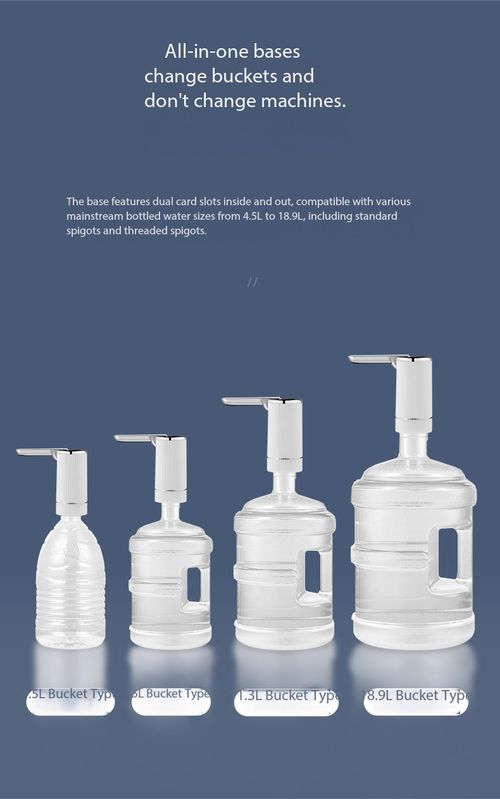 Foldable Electric Water Dispenser Pump USB Rechargeable Automatic Bottle Pump