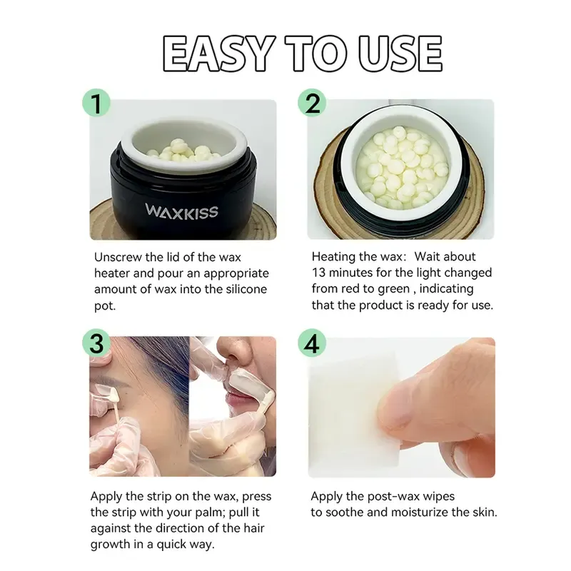 3-in-1 Compact Nose Hair Removal Wax Heater