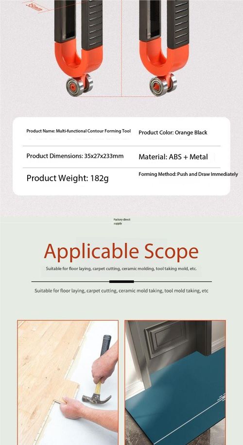 2Pcs Contour Duplicator Profile Scribing Tool