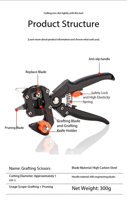 2-in-1 Multifunctional Grafting Pruning Shears