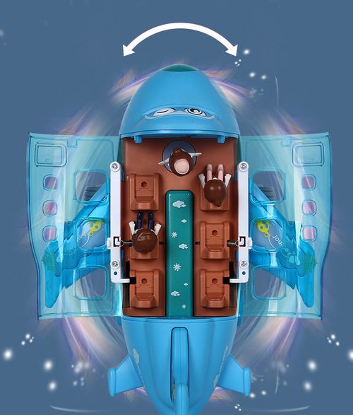 Universal Rotating Light & Music Airplane Toy