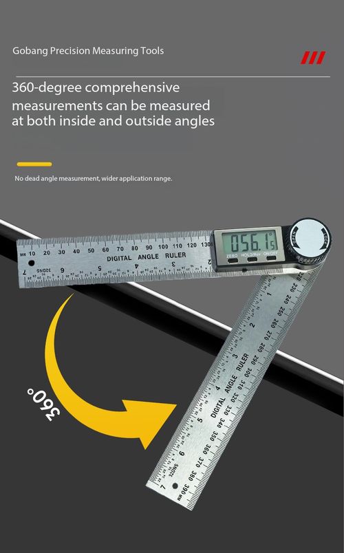 Digital High Precision Angle Finder Ruler