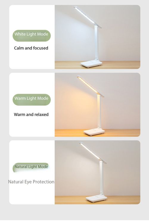 Rechargeable 3 Color Temperature Desk Lamp