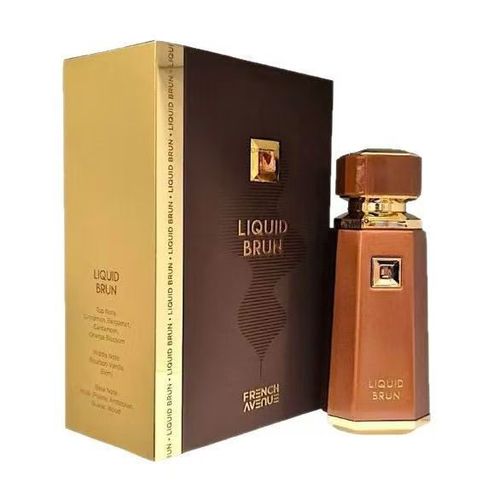 Fragrance World French Avenue Liquid Brun Eau de Parfum for Women, 3.4 fl.oz | Floral Amber & Warm Spicy Chypre Perfume