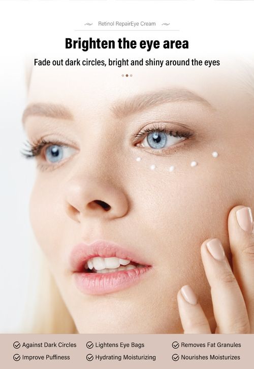 Retinol Repair Eye Cream Anti-Wrinkle Dark Circle Remover Firming Moisturizing