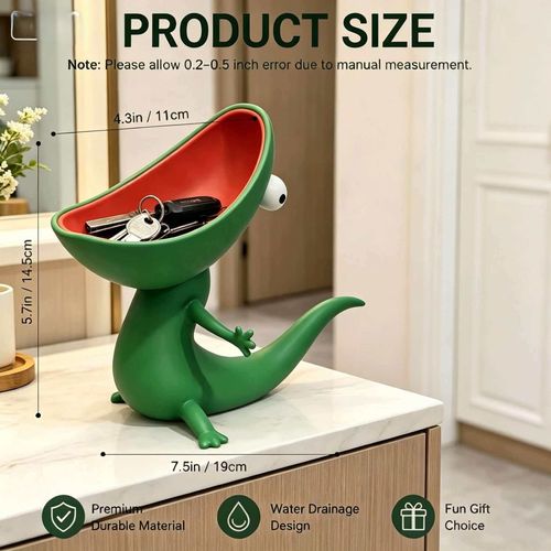 Cute Lizard Storage Tray Decor