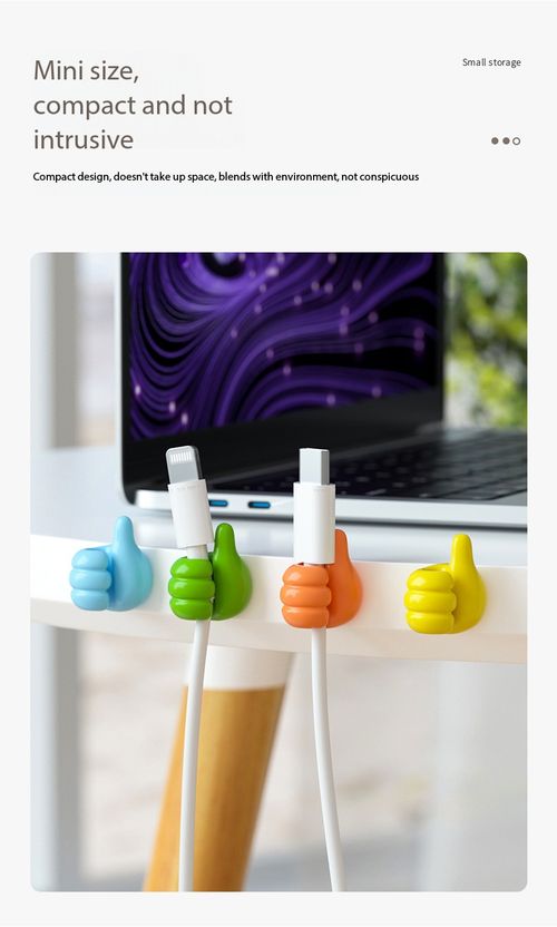 20Pcs Creative Thumb Self-adhesive Wall Hooks