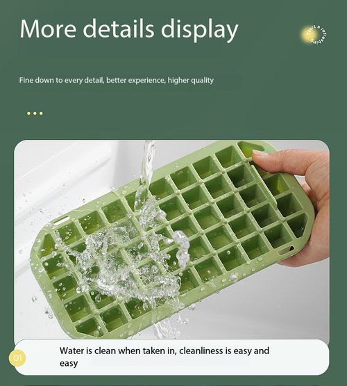 Double Layer Press Ice Cube Maker Mold