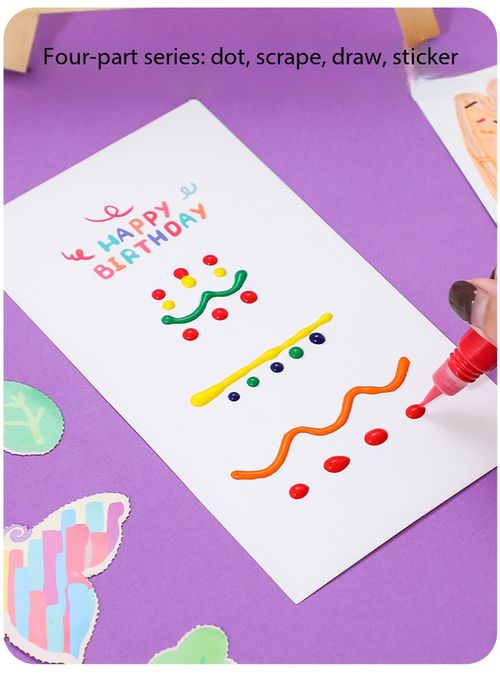 Creative Rainbow Scratch Art Drawing Set