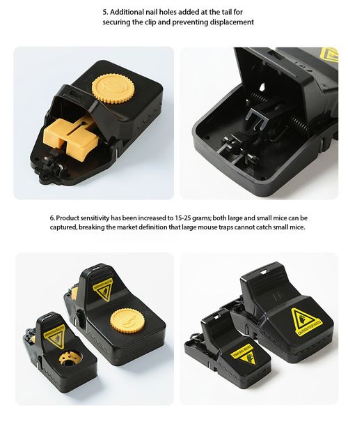 2 Pack Reusable Powerful Rat Traps