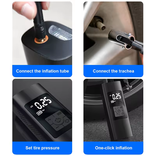 🚗Digital Car Tyre Inflator Air Compressor Portable Inflators Fast Digital Tire Pump Parts for Car Accessories