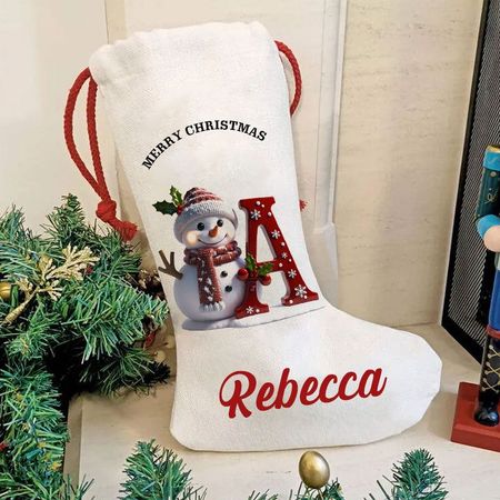 Weihnachtsstrumpf, Personalisierter Weihnachtsstrumpf, Weihnachtsstrumpf für Kinder mit Sonderlieferung, Personalisierter Weihnachtsstrumpf für die Familie