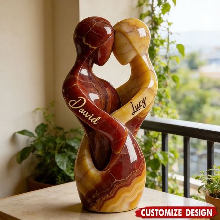 Romantische personal isierte Paar Plaque-Geschenk für Paar