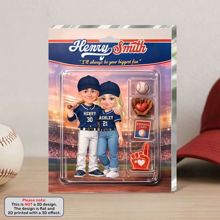 Ich werde immer Ihr größter Fan sein-personal isierte, individuell geformte Acryl-Plakette