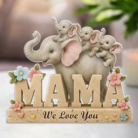 Individuelle Acryl-Plakette-Personal isierte Muttertag geschenke für Mama, Oma-liebe dich eine Tonne, Mama