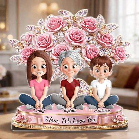 Kunden spezifische Acryl-Plakette-personal isierte Muttertag Geburtstags geschenke für Mama-große Liebe für die beste Mutter