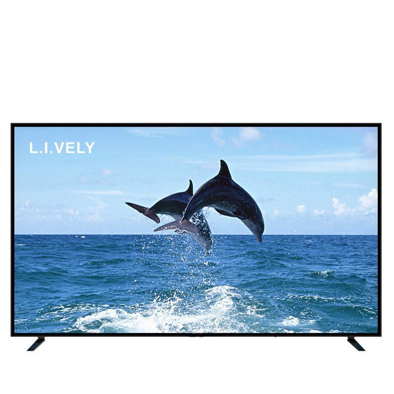 Large-screen smart TV with high resolution, the big screen gives you a better viewing experience.