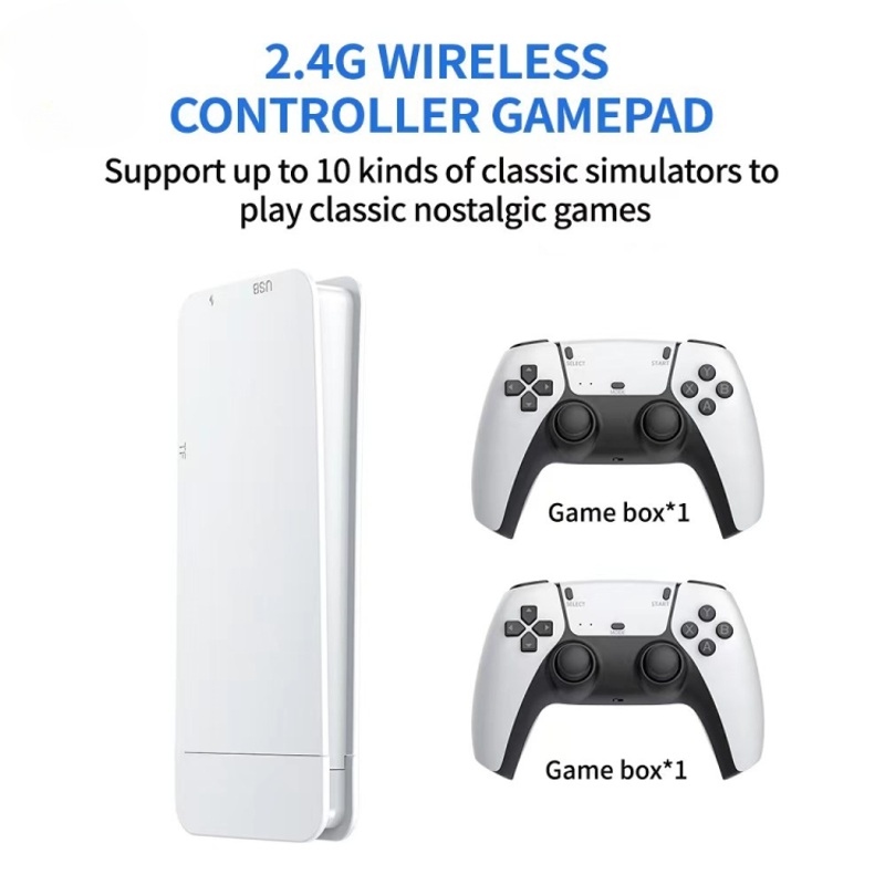 M15 Retro Classic Game Console Support 30000+ Game 4K HD Output Video Game Stick Station with 20+emulator