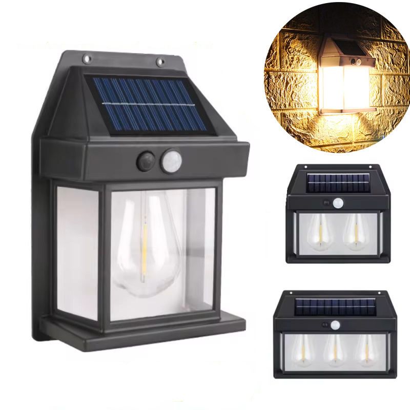 LED Wireless Solar Wall Light Outdoor IP65 Waterproof Motion Sensor Garden Light Wall Light Solar Fence Decorative Light 2026