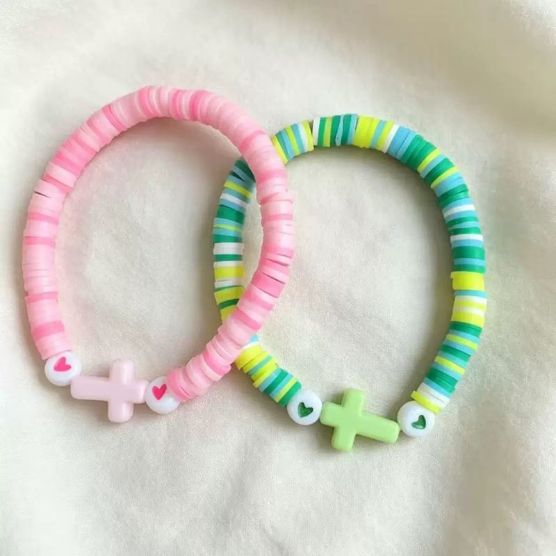10pcs Cross Bracelet Set — Wear One, Share Nine