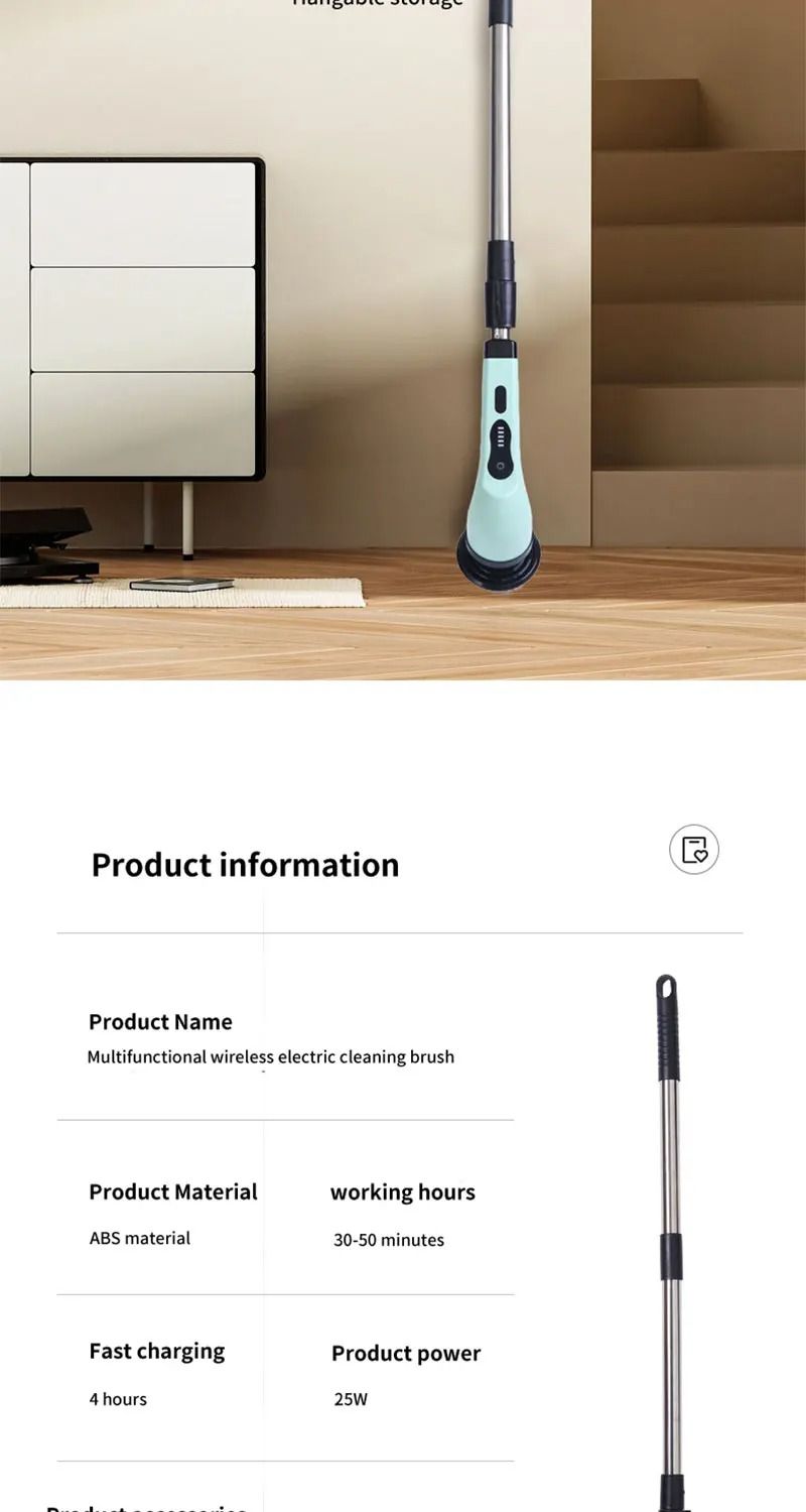 Dumsor-Proof Cleaning — Rechargeable Spin Brush, FREE Delivery