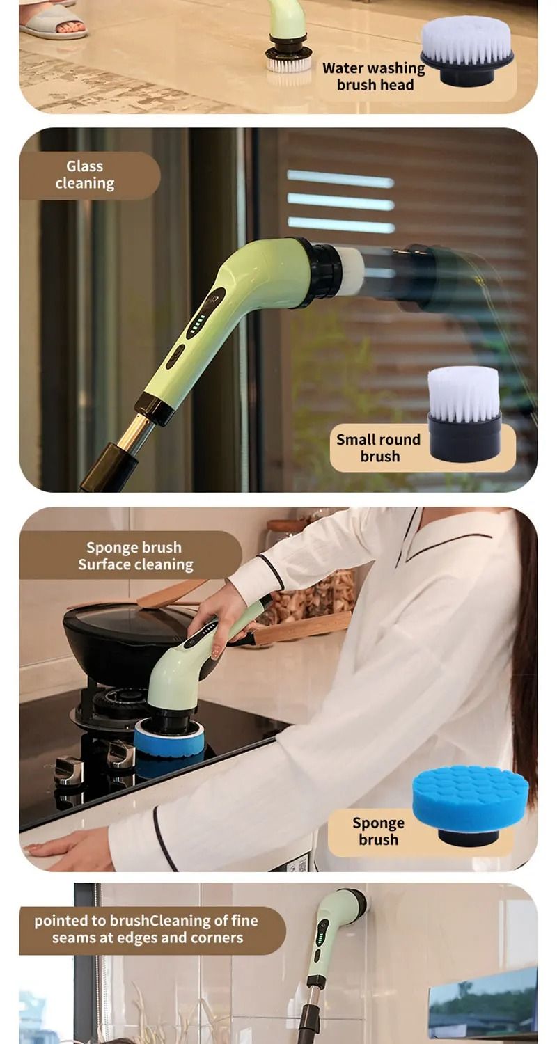 Dumsor-Proof Cleaning — Rechargeable Spin Brush, FREE Delivery