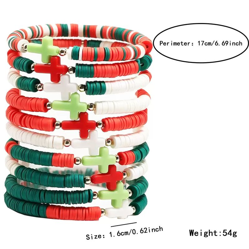 10pcs Cross Bracelet Set — Wear One, Share Nine