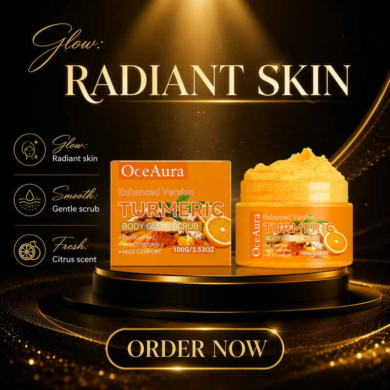 Turmeric Body Glow Scrub — Scrub It Off, Glow Up