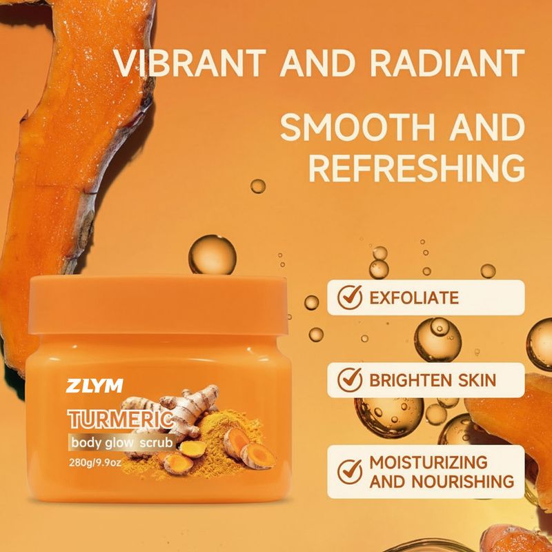 Turmeric Body Glow Scrub — Scrub It Off, Glow Up