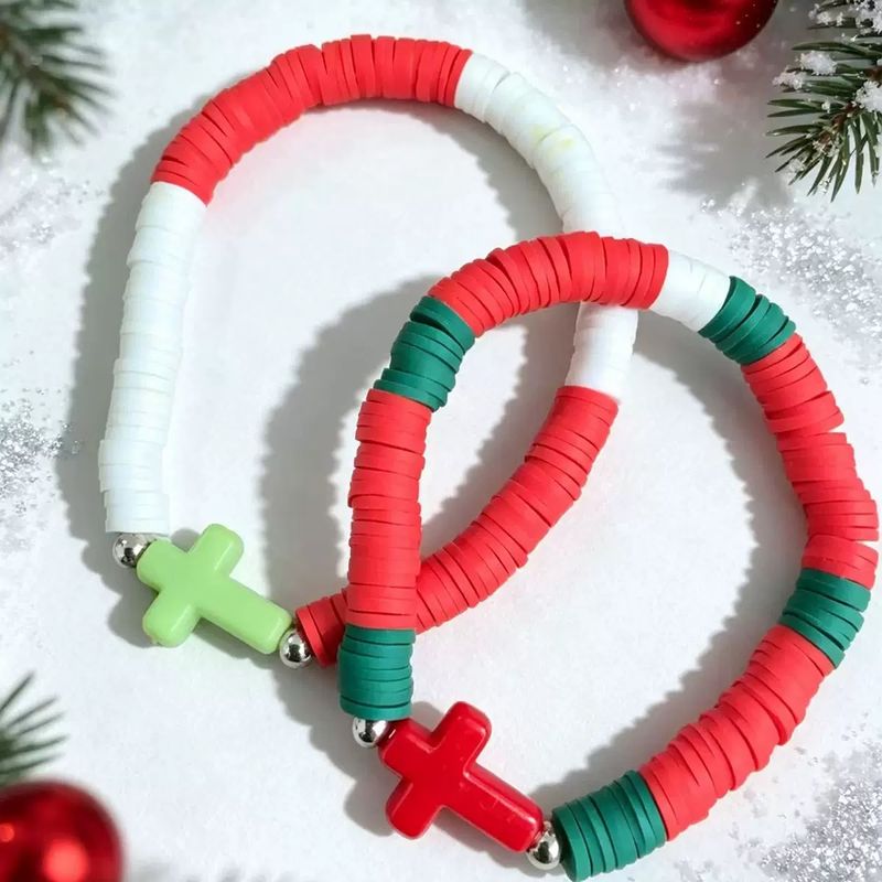 10pcs Cross Bracelet Set — Wear One, Share Nine