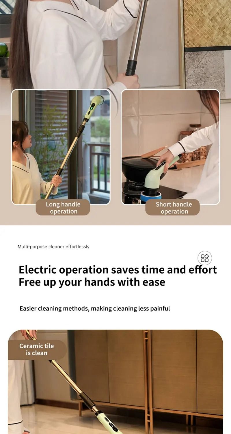 Dumsor-Proof Cleaning — Rechargeable Spin Brush, FREE Delivery